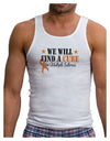 MS - We Will Find A Cure Mens Ribbed Tank Top-Mens Ribbed Tank Top-TooLoud-White-Small-Davson Sales