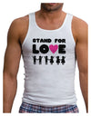 Stand For Love Pink Heart Mens Ribbed Tank Top-Mens Ribbed Tank Top-TooLoud-White-Small-Davson Sales