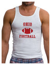 Ohio Football Mens Ribbed Tank Top by TooLoud-Mens Ribbed Tank Top-TooLoud-White-Small-Davson Sales