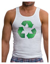 Recycle Green Mens Ribbed Tank Top by TooLoud-Mens Ribbed Tank Top-TooLoud-White-Small-Davson Sales