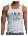 Post-Apocolympics 2014 - Zombie Mens Ribbed Tank Top-Mens Ribbed Tank Top-TooLoud-White-Small-Davson Sales