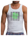All Green Everything Clover Mens Ribbed Tank Top-Mens Ribbed Tank Top-TooLoud-White-Small-Davson Sales