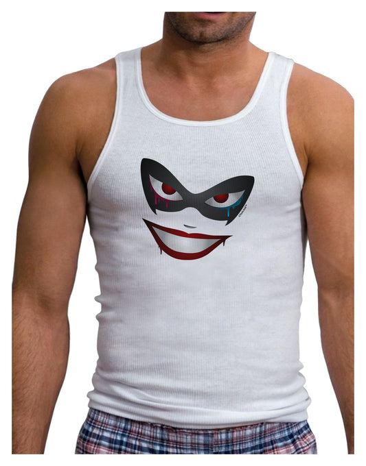 Lil Monster Mask Mens Ribbed Tank Top-Mens Ribbed Tank Top-TooLoud-White-Small-Davson Sales