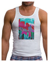 Chicago Abstract 2 Watercolor Mens Ribbed Tank Top-Mens Ribbed Tank Top-TooLoud-White-XX-Large-Davson Sales