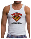 Fire Fighter - Superpower Mens Ribbed Tank Top-Mens Ribbed Tank Top-TooLoud-White-Small-Davson Sales