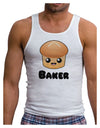 Baker Cute Roll Mens Ribbed Tank Top-Mens Ribbed Tank Top-TooLoud-White-Small-Davson Sales