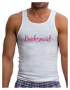 Bridesmaid Design - Diamonds - Color Mens Ribbed Tank Top-Mens Ribbed Tank Top-TooLoud-White-Small-Davson Sales