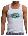 Turtle Watercolor Mens Ribbed Tank Top-Mens Ribbed Tank Top-TooLoud-White-Small-Davson Sales