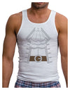 Pirate Captain Costume Silver Mens Ribbed Tank Top-Mens Ribbed Tank Top-TooLoud-White-Small-Davson Sales