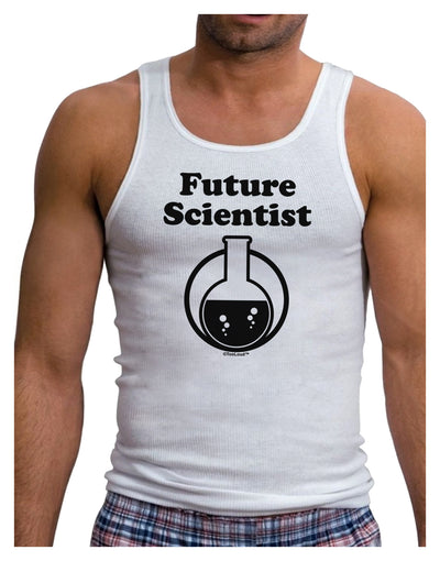 Future Scientist Mens Ribbed Tank Top-Mens Ribbed Tank Top-TooLoud-White-Small-Davson Sales