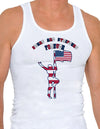 Stars and Strippers Forever Male Mens Ribbed Tank Top-Mens Ribbed Tank Top-TooLoud-White-Small-Davson Sales
