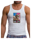 Adopt Cute Kitty Cat Adoption Mens Ribbed Tank Top-Mens Ribbed Tank Top-TooLoud-White-Small-Davson Sales
