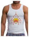 Cute Candy Corn Spider - Halloween Mens Ribbed Tank Top-Mens Ribbed Tank Top-TooLoud-White-Small-Davson Sales