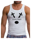 Personalized Matching Reindeer Family Design - Your Text Mens Ribbed Tank Top-Mens Ribbed Tank Top-TooLoud-White-Small-Davson Sales