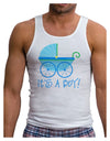 It's a Boy - Baby Boy Carriage Mens Ribbed Tank Top-Mens Ribbed Tank Top-TooLoud-White-Small-Davson Sales