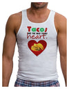 Tacos Are the Way To My Heart Mens Ribbed Tank Top-Mens Ribbed Tank Top-TooLoud-White-Small-Davson Sales