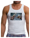 Two Bighorn Rams Mens Ribbed Tank Top-Mens Ribbed Tank Top-TooLoud-White-Small-Davson Sales