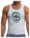 Cancer Symbol Mens Ribbed Tank Top-Mens Ribbed Tank Top-TooLoud-White-Small-Davson Sales