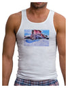 Victor Mines Colorado Watercolor Mens Ribbed Tank Top-Mens Ribbed Tank Top-TooLoud-White-Small-Davson Sales