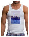 Watercolor Lighthouse 2 Mens Ribbed Tank Top-Mens Ribbed Tank Top-TooLoud-White-Small-Davson Sales