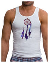 Graphic Feather Design - Galaxy Dreamcatcher Mens Ribbed Tank Top by TooLoud-Mens Ribbed Tank Top-TooLoud-White-Small-Davson Sales