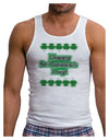 Seeing Double St. Patrick's Day Mens Ribbed Tank Top-Mens Ribbed Tank Top-TooLoud-White-Small-Davson Sales