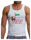 Rudolf Ratchet Reindeer Color Text Mens Ribbed Tank Top-Mens Ribbed Tank Top-TooLoud-White-Small-Davson Sales