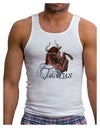 Taurus Color Illustration Mens Ribbed Tank Top-Mens Ribbed Tank Top-TooLoud-White-Small-Davson Sales