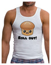 Roll Out Cute Roll Mens Ribbed Tank Top-Mens Ribbed Tank Top-TooLoud-White-Small-Davson Sales