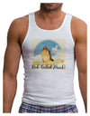 Red-tailed Hawk Text Mens Ribbed Tank Top-Mens Ribbed Tank Top-TooLoud-White-Small-Davson Sales