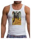 Colorado Bridge Watercolor Mens Ribbed Tank Top-Mens Ribbed Tank Top-TooLoud-White-Small-Davson Sales