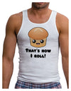 How I Roll Cute Roll Mens Ribbed Tank Top-Mens Ribbed Tank Top-TooLoud-White-Small-Davson Sales