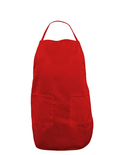 Custom Personalized Image or Text Dark Adult Apron-Bib Apron-TooLoud-Red-One-Size-Davson Sales