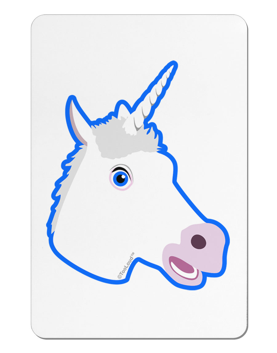 Fanciful Unicorn Aluminum Magnet-TooLoud-White-Davson Sales