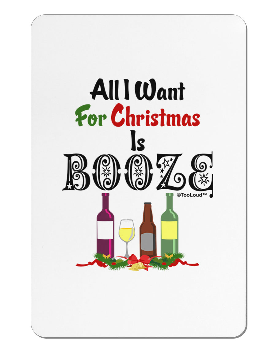 All I Want Is Booze Aluminum Magnet-TooLoud-White-Davson Sales