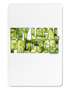 Buy Local - Jalapenos Text Aluminum Magnet-TooLoud-White-Davson Sales