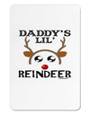 Daddy's Lil Reindeer Boy Aluminum Magnet-TooLoud-White-Davson Sales