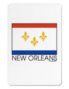 New Orleans Louisiana Flag Text Aluminum Magnet-TooLoud-White-Davson Sales