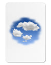 Blue Sky Puffy Clouds Aluminum Magnet-TooLoud-White-Davson Sales