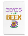 Beads And Beer Aluminum Magnet-TooLoud-White-Davson Sales