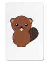 Cute Beaver Aluminum Magnet-TooLoud-White-Davson Sales