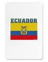 Ecuador Flag Aluminum Magnet-TooLoud-White-Davson Sales