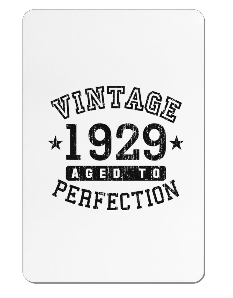 90th Birthday Vintage Birth Year 1929 Aluminum Magnet by TooLoud-TooLoud-White-Davson Sales