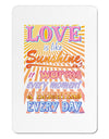 Love is like Sunshine - Sunburst Aluminum Magnet-TooLoud-White-Davson Sales