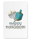 Blue & Silver Happy Hanukkah Aluminum Magnet-TooLoud-White-Davson Sales