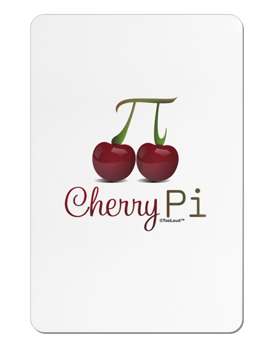 Cherry Pi Aluminum Magnet-TooLoud-White-Davson Sales