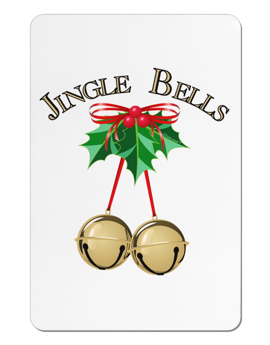 Jingle Bells Aluminum Magnet by TooLoud-TooLoud-White-Davson Sales