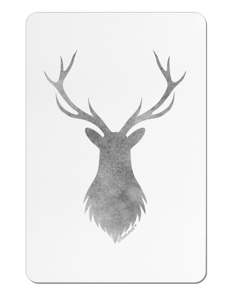 Majestic Stag Distressed Aluminum Magnet-TooLoud-White-Davson Sales