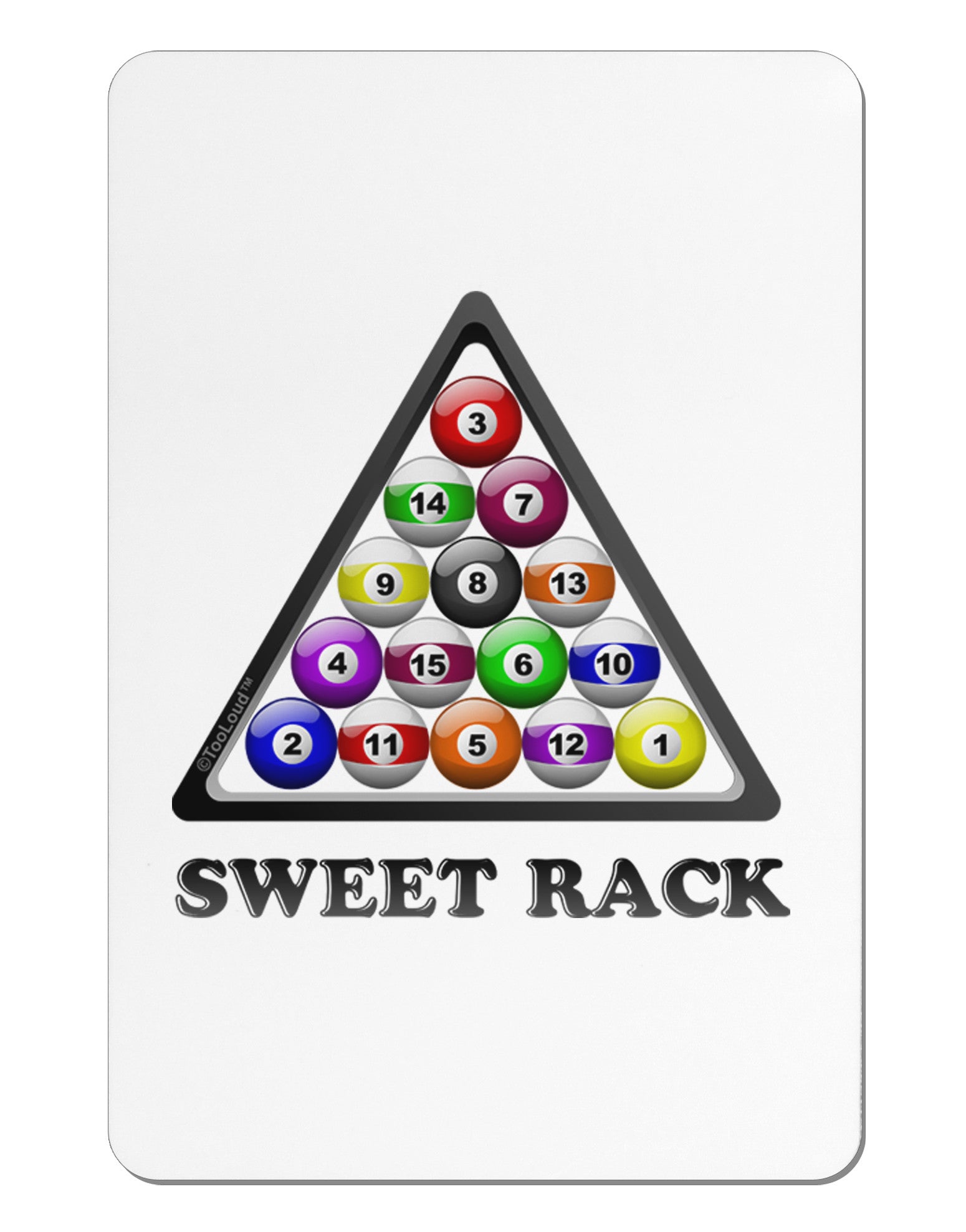 Sweet Rack - Pool Aluminum Magnet-TooLoud-White-Davson Sales