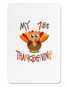 My 1st Thanksgiving Aluminum Magnet-TooLoud-White-Davson Sales